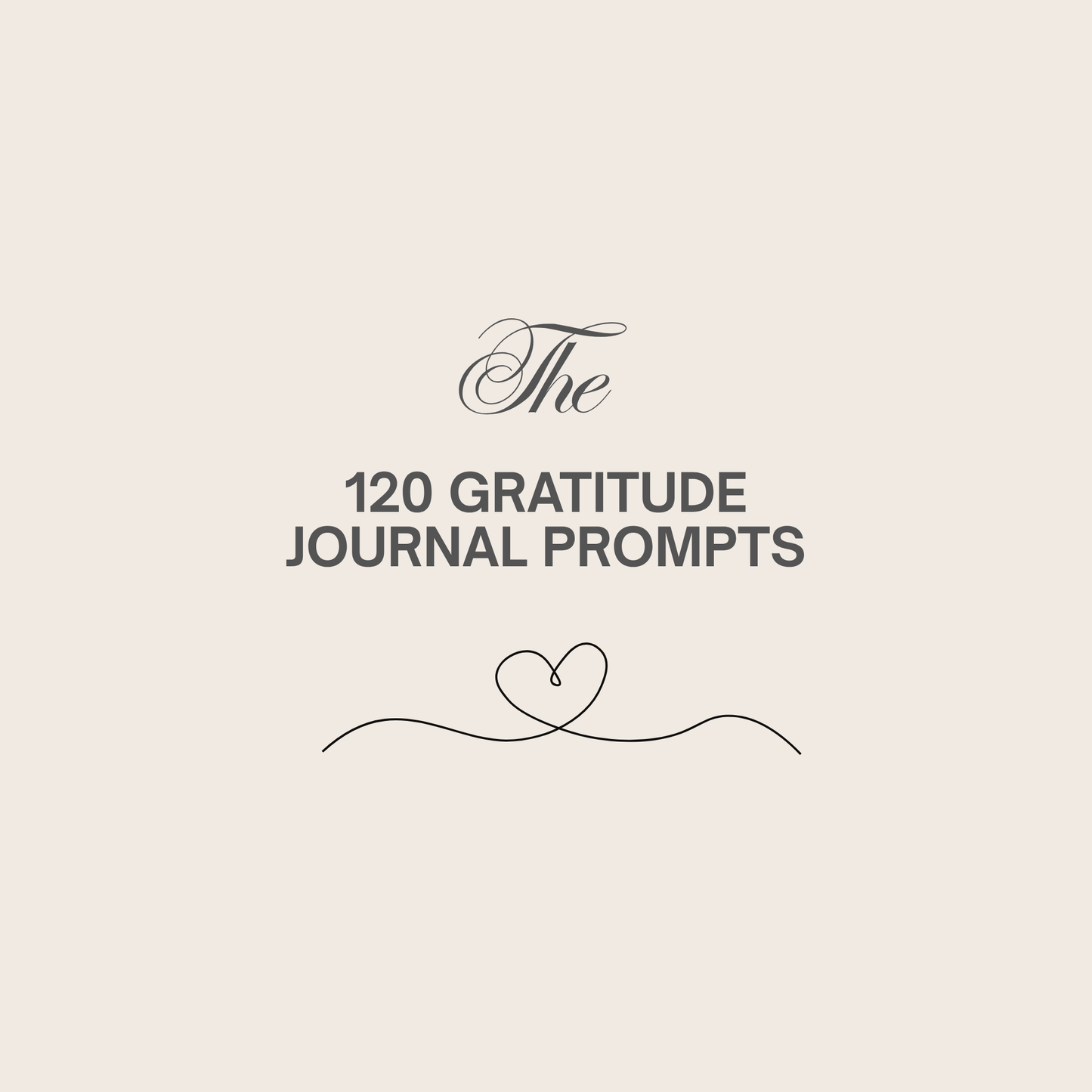 120 Gratitude Journal Prompts