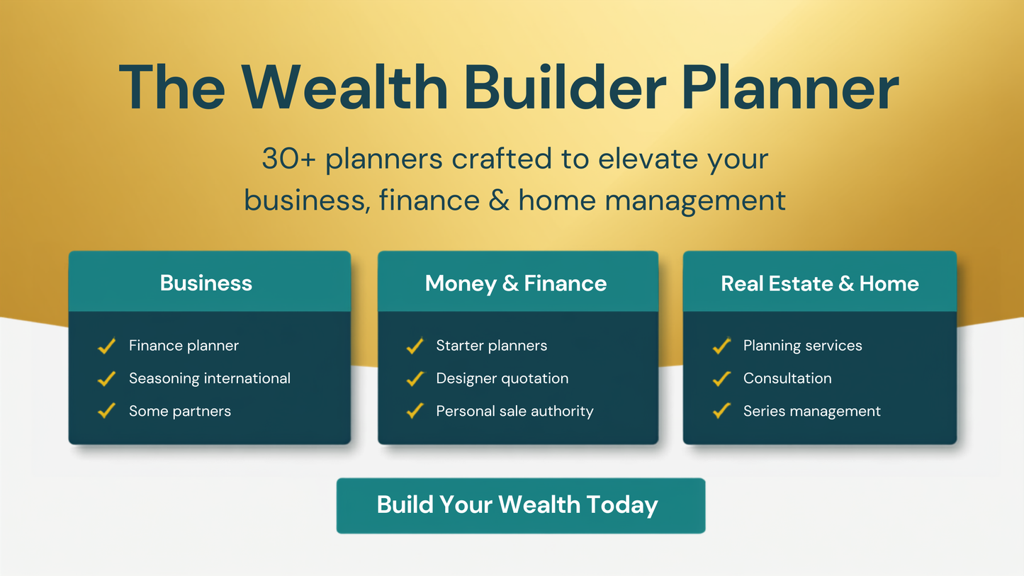 The Wealth Builder Planner