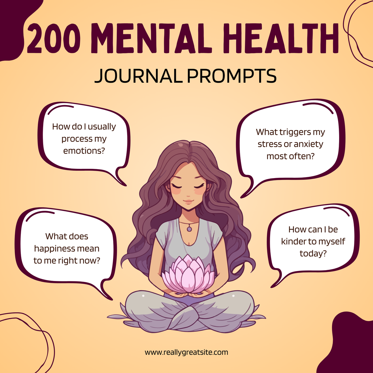 200 Mental Health Journal Prompts